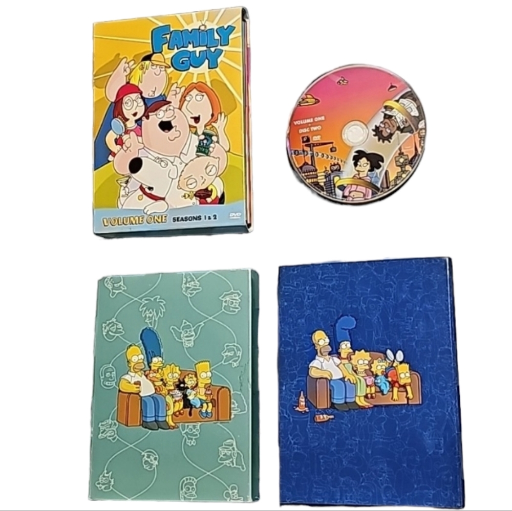 Vintage Family Guy S 1&2 The Simpsons S 2&4